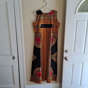 African Print XL dress